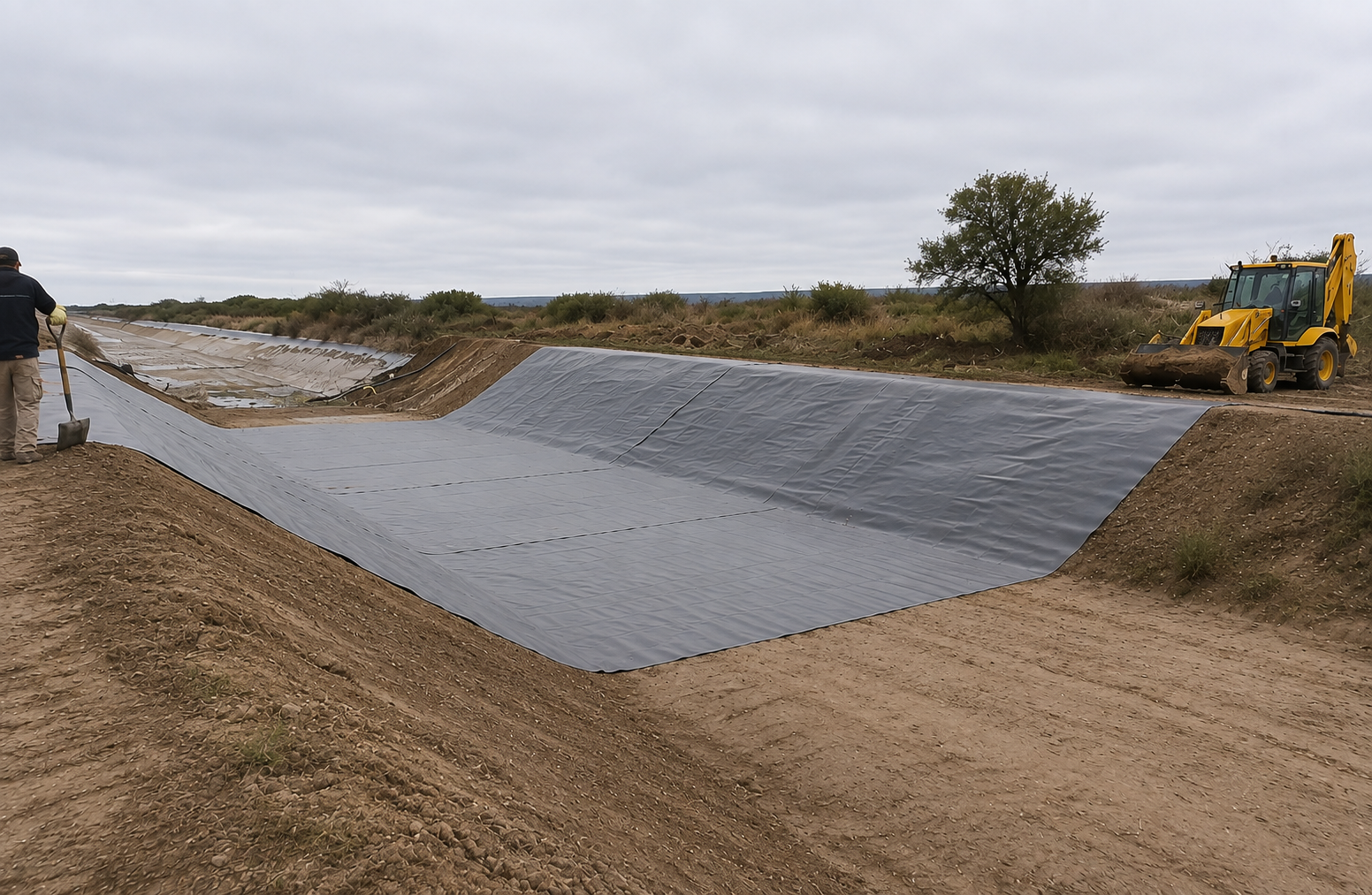 Impermeabilización con geomembranas